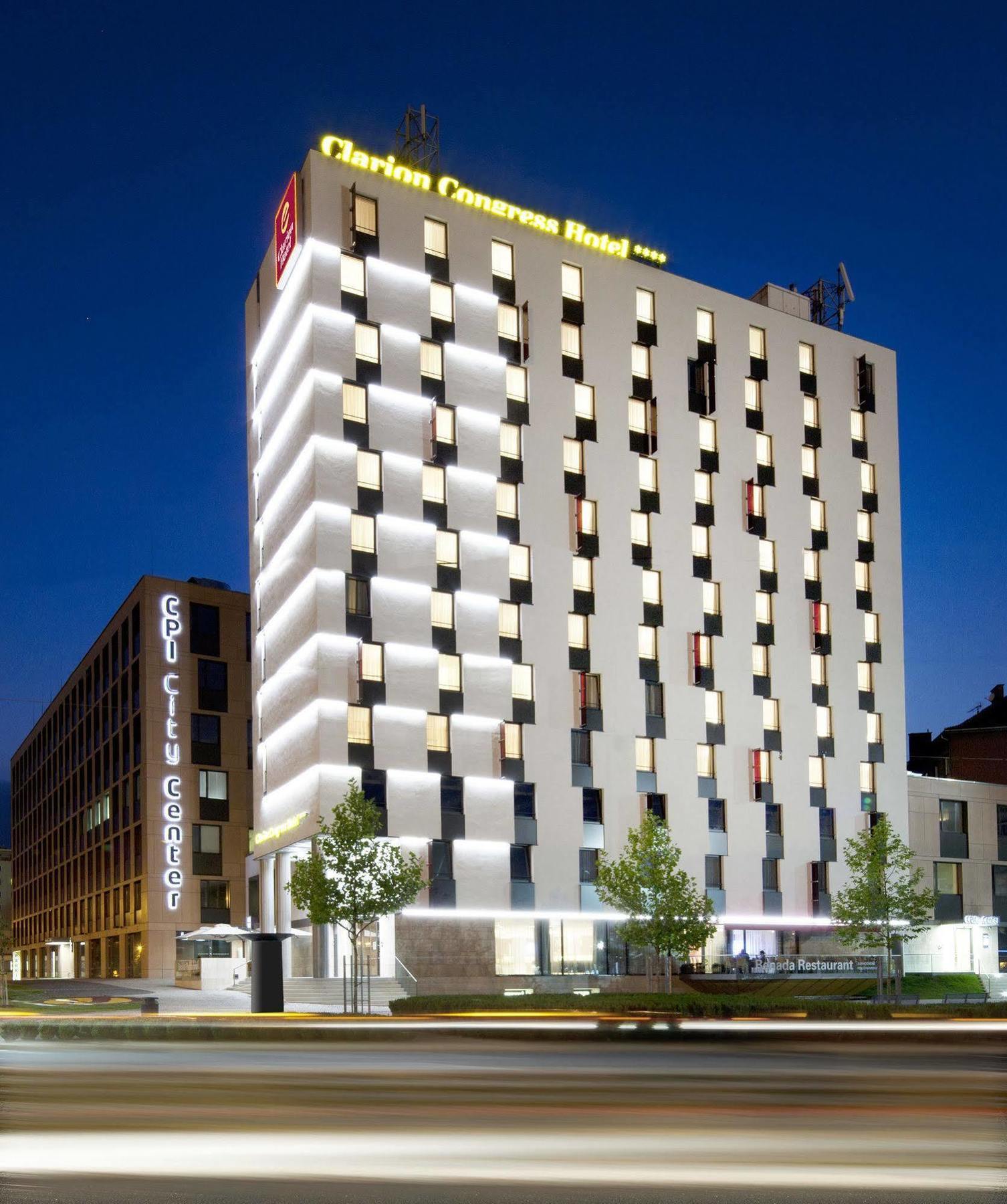 Clarion Congress Hotel Olomouc Bagian luar foto